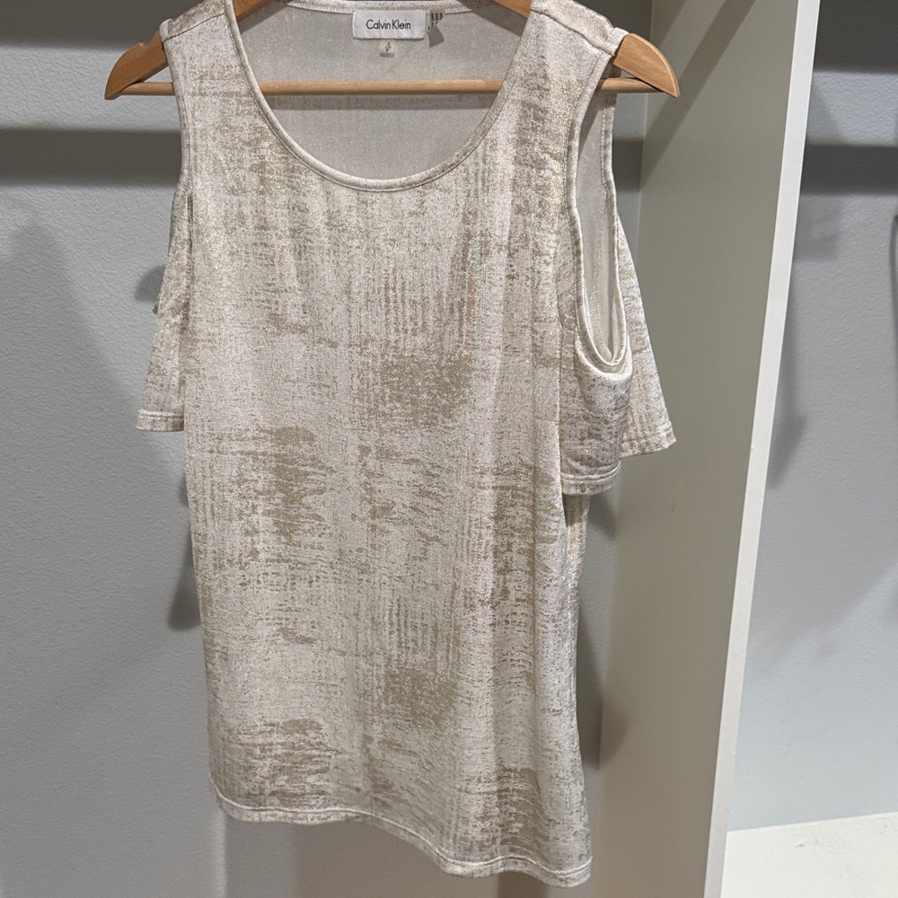 Calvin Klein Women's Beige Blouse